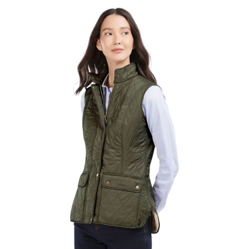 Barbour Olive Green Cavalry Gilet